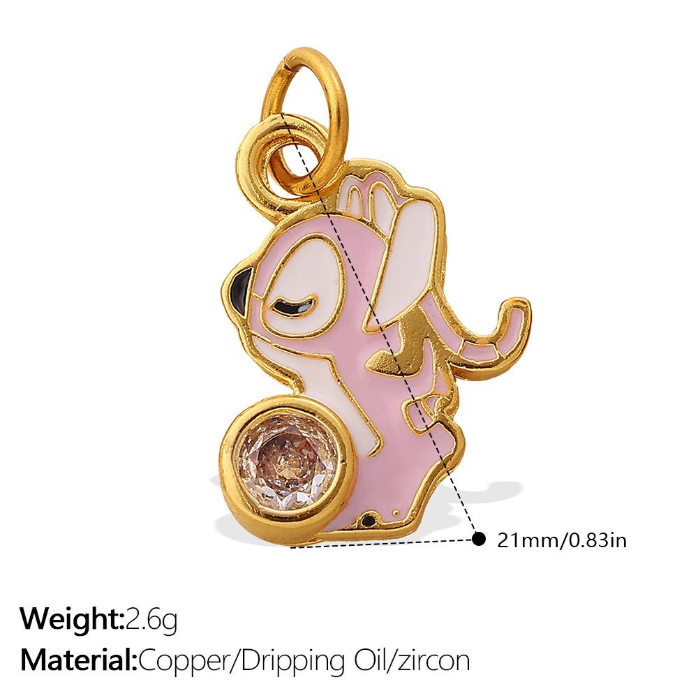 Cartoon Color Oil Drop Pendant Accessories Cute And Diverse Ice Cream Flower Diy Earrings Pendant