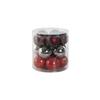 Boules de Noël - Home ESPRIT - Rouge Argenté - Polyéthylène - 21,5 x 21,5 x 22,5 cm - 15 pièces - Multicolore
