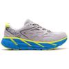 HOKA Clifton L Suede Lunar Rock Diva Blue Men Sneakers Grey 1122571-LRDB