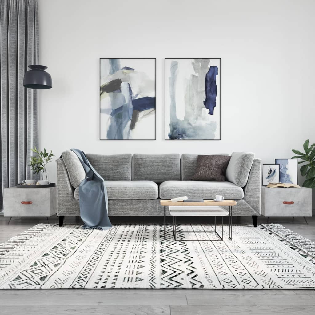 Coffee Tables 2 pcs Concrete Grey 50 x 50 x 40 cm Particleboard