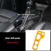 LHD RHD For Ford Ranger Wildtrak T9   2024 ABS yellow gear shift panle steering wheel Central Screen trument cover