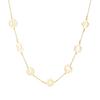 Skyrim 7 Chakra Pendant Necklaces for Women Stainless Steel Gold Color Choker Yoga Meditation Energy Jewelry Birthday Gift