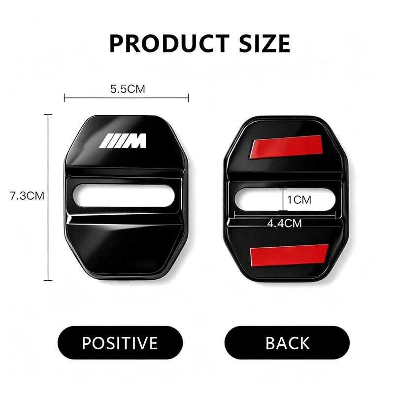 4Pcs Car Styling Car Door Lock Covers Protection Accessories Sticker For BMW G80 G06 G07 G42 G14 G15 G16 F82 M M2 M3 M4 M5 M6 LL3