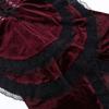 Dark Gothic Floor-Length Lace-Up Punk Skirt - Halloween Irregular Style