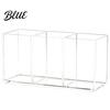 Arbeitsplatten-Schönheitswerkzeughalter Transparenter Acryl-Make-up-Pinsel-Organizer Mehrkammer-Aufbewahrungsbehälter Moderner Klarer Organizer-Stil Kosmetik-Display