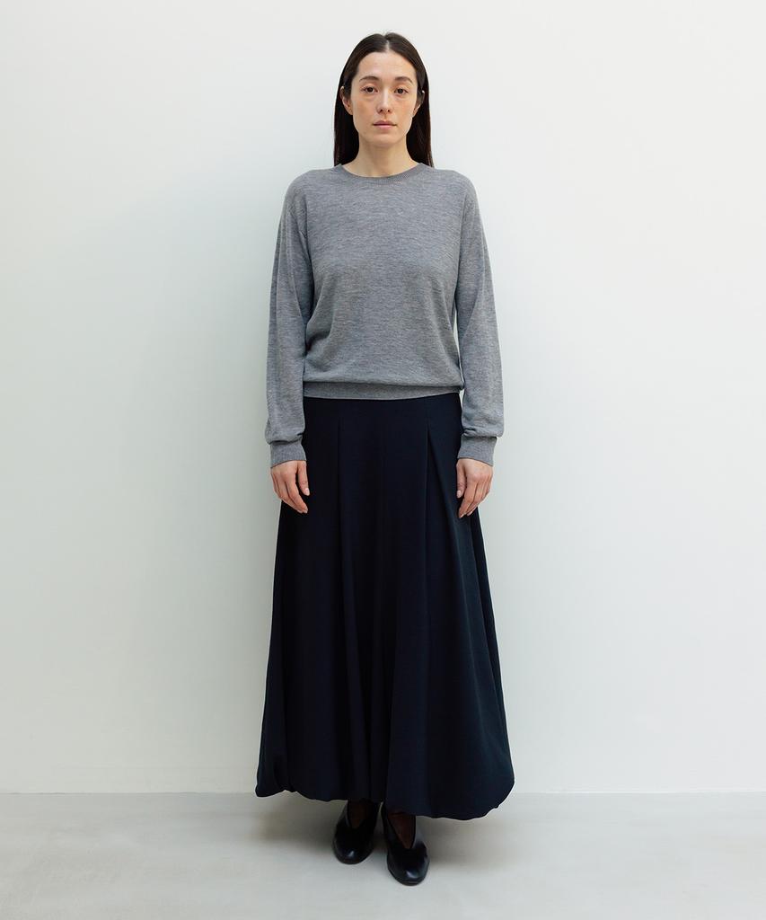Beullaengkeulumumeon Lena Soft Pullover_Melange Gray