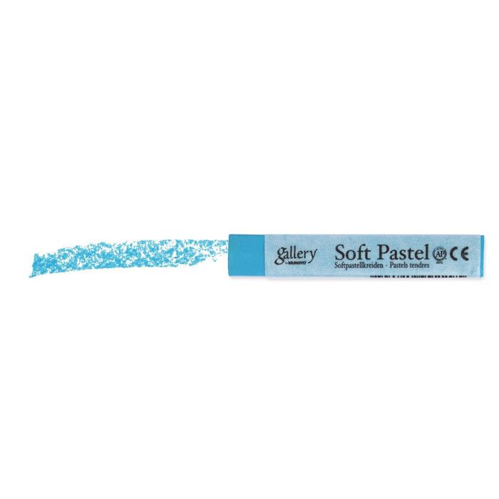 MUNGYO Pastel sec tendre Carré 6 x Helio Turquoise