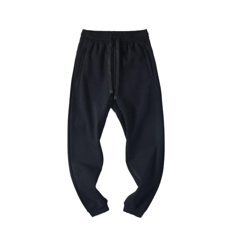 Export Men's Export Tail Goods Fall and Winter Fleece-lined Heattech Ankle-Tied Sweatpants Fashion Trendy Loose Casual Sports Trousers