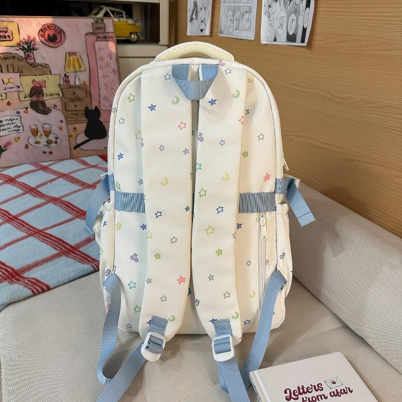 Pain bag girl candy contrasting color large-capacity dopamine schoolbag high value primary and secondary school students two-piece backpack