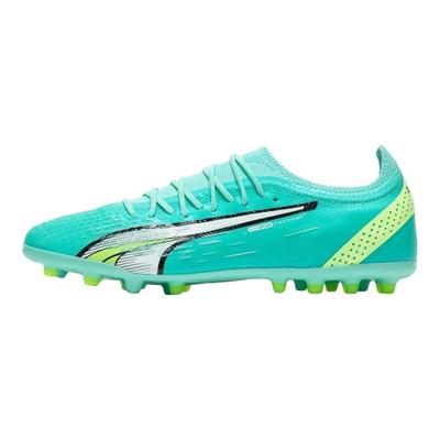 Ultra Ultimate Round Toe Comfortable MG (Rubber Short Studs) Artificial Turf Fabric Football Shoes Men Football Shoes Green 107214-03