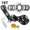 MUQZI Fahrradkassetten-Umrüstsatz 12t-22t Single Speed Kassettenritzel und Kettenspanner für MTB Rennrad
