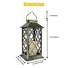 Led Solar Hanging Lantern Light Outdoor Patio Garden Light Waterproof Lamp Decoration