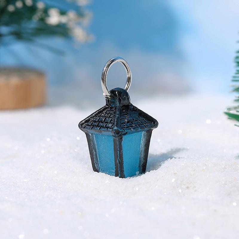 Luminous Night Light Micro Landscape Resin Christmas Tree Ornament