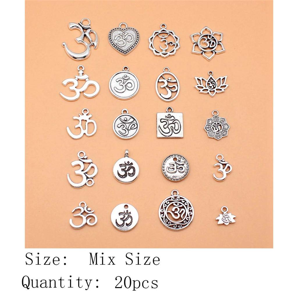 New Year's Day Aesthetic Jewelry Charms Study Sports Mixed Set Charms Pendant Women's Bag Bracelet Pendant