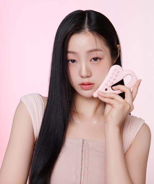 Slim Face Ceramic Pink Gua Sha