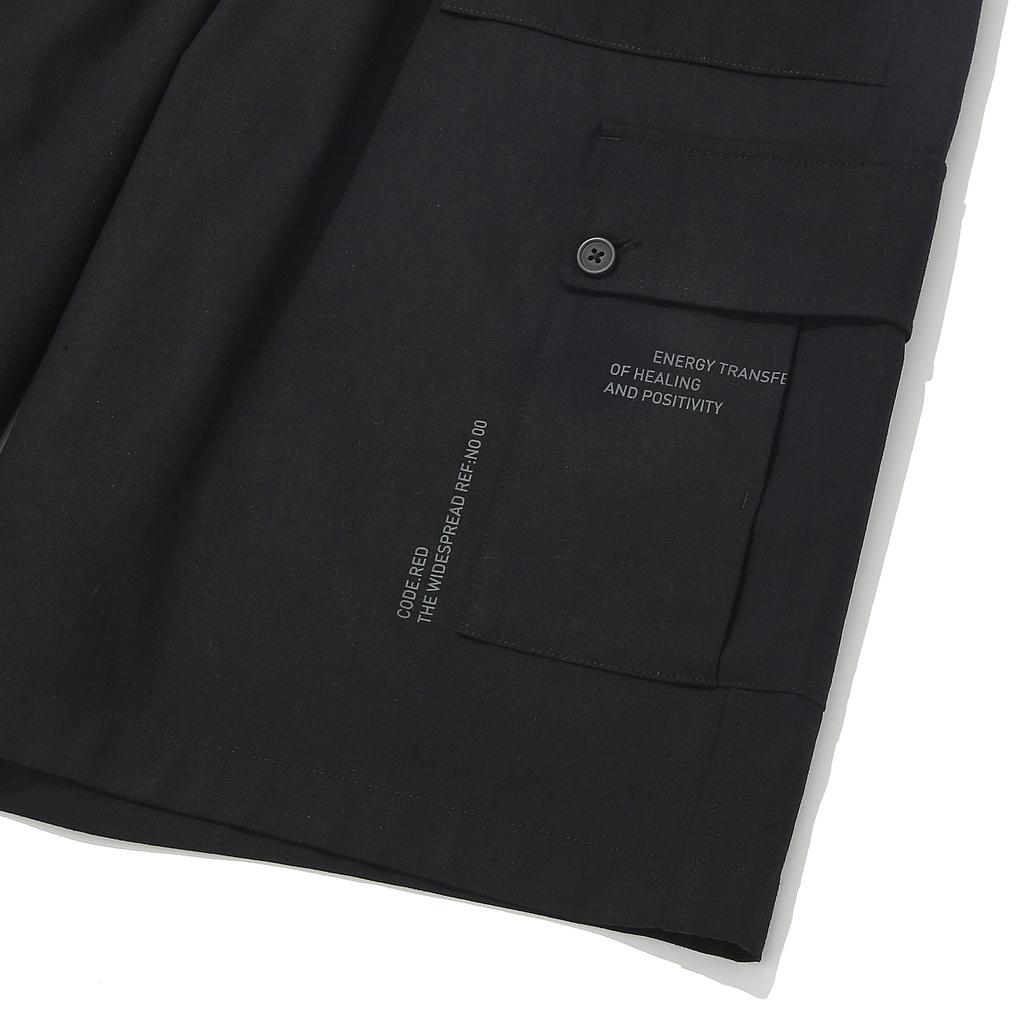 Intercrew Linen Artwork Point Length Pants Black Ita2Pm26Abk