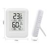 High Accuracy Digital Indoor Thermometer Hygrometer Plastic Household Thermohygrometer