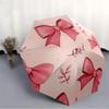 1pc Bows Floral Automatic Open/Close Umbrella Compact Folding Umbrella, All-Season Portable Umbrella for Women/Men052