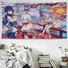 Honkai Impact Game Colorful Tapestry Wall Hanging Bohemian Wall Tapestries Mandala Wall Hanging Sheets