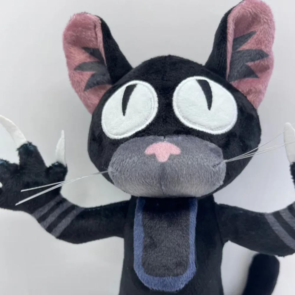 New 99 Nights In The Forest Plush 99 Nights The Black Cat Plush Doll Toy Soft Stuffed Game Anime Peripherals Toy Gift For Kid