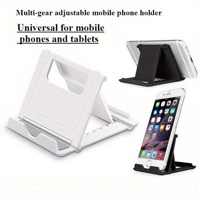 Supporto Pieghevole Pratico per Live Streaming, Compatibile Sia con Telefoni Che con Tablet, Dotato di Angoli Regolabili e un Elegante Design Quadrato
