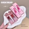 Gege Bear Enchanting Pink Lip Glaze Set for Women – Plumping, Whitening, Dewy Finish Lipstick