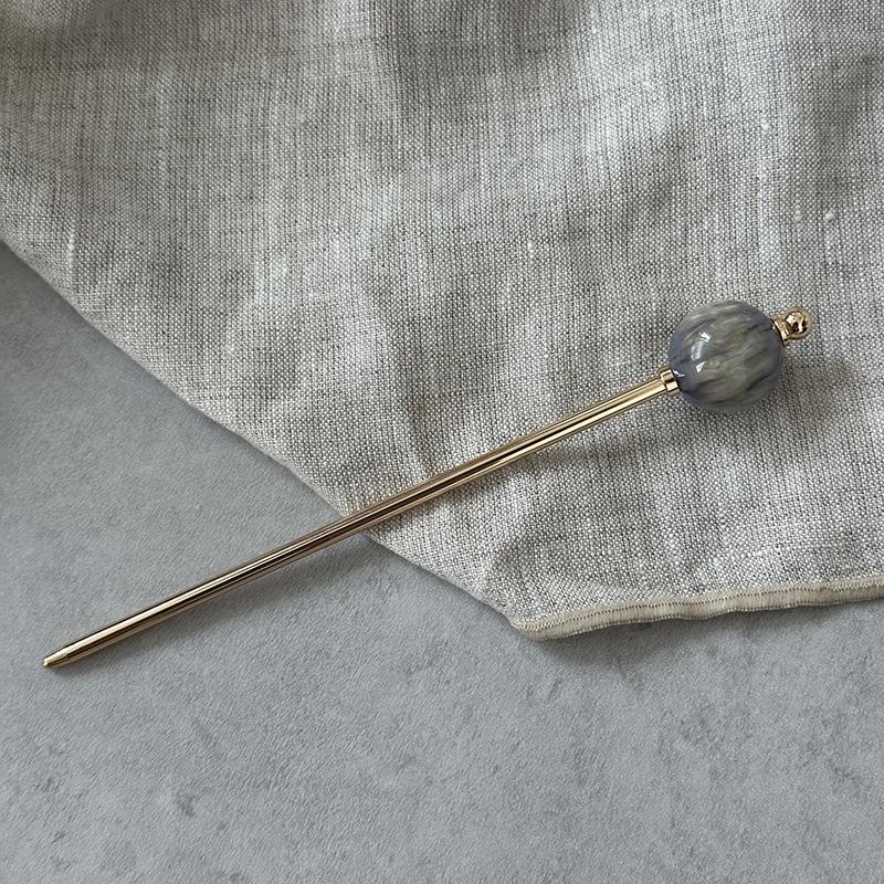 Chinese Style Vintage Hair Sticks for Women Girls Fashion Metal Chopstick Shaped Hair Clips Pins Jewelry Hair Style Accessories