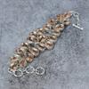 Morganite Gemstone Handmade 925 Sterling Silver Bracelet 7-8" M-288