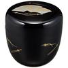 Nakatani Brothers Trading Company Yamanaka Lacquerware 2.2 Natsume Black Fan Shape 33-4803
