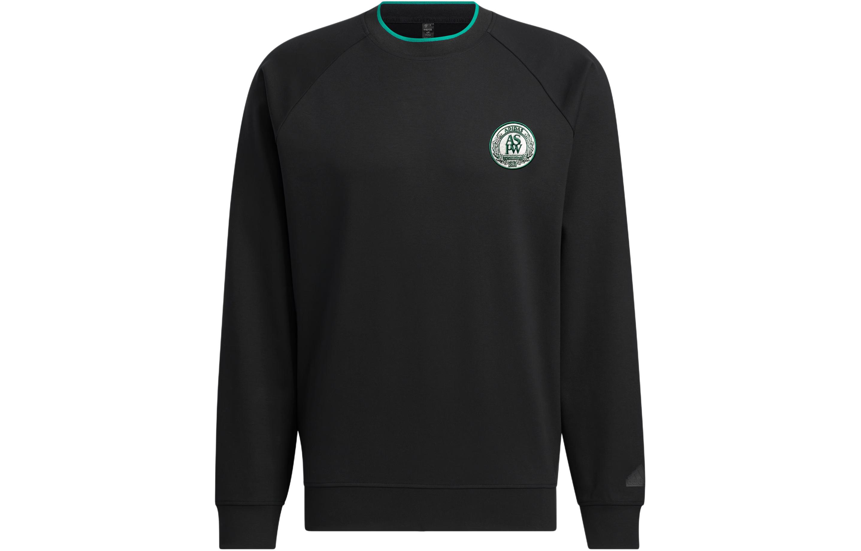 Adidas Verbiage Doubleknit Sweatshirt Men s Black JE3664 S