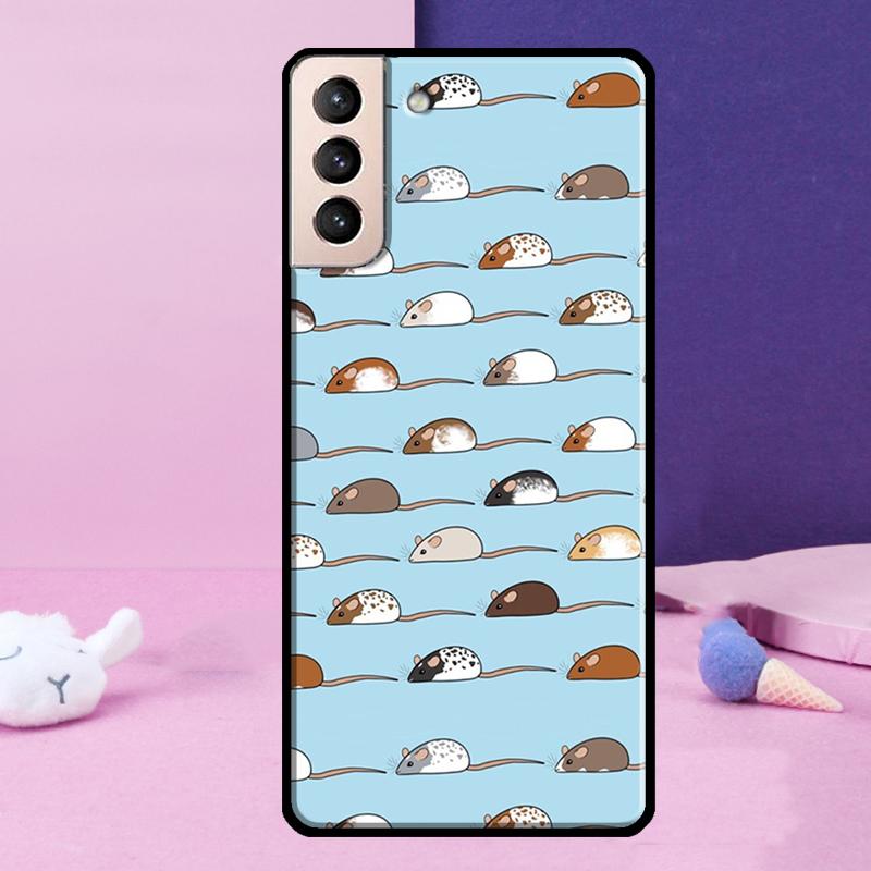 Mouse Rat Phone Case For Samsung Galaxy S24 Ultra S25 Ultra S9 S10 S20 S21 S22 Plus S23 S24 FE Cover