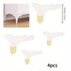 4 Stück 13cm Moderne Metall-Kaffeetischbeine, Robuste Möbel-Sofa-Beine für Bett, Stuhl, Schreibtisch, Kommode, Badezimmerschrank