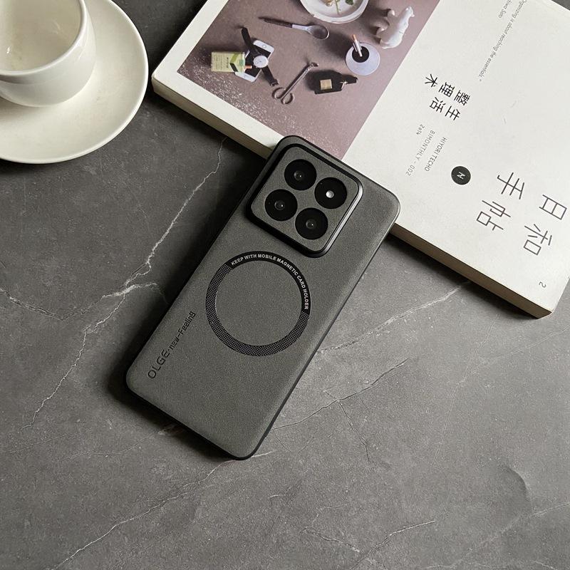 Magnetický kryt z PU kůže pro 14 Ultra 13 Lite 13T Pro 12T Civi 3 2 Redmi Note 12 13 Pro+ K70E K70 POCO X6 F5 pro F4 GT