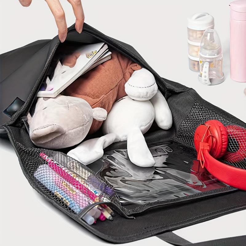 2 buc mașina bancheta spate depozitare agățat sac copii anti-lovitură covorașe auto organizator telefon mobil gustare jucării reviste depozitare sac suport pahar