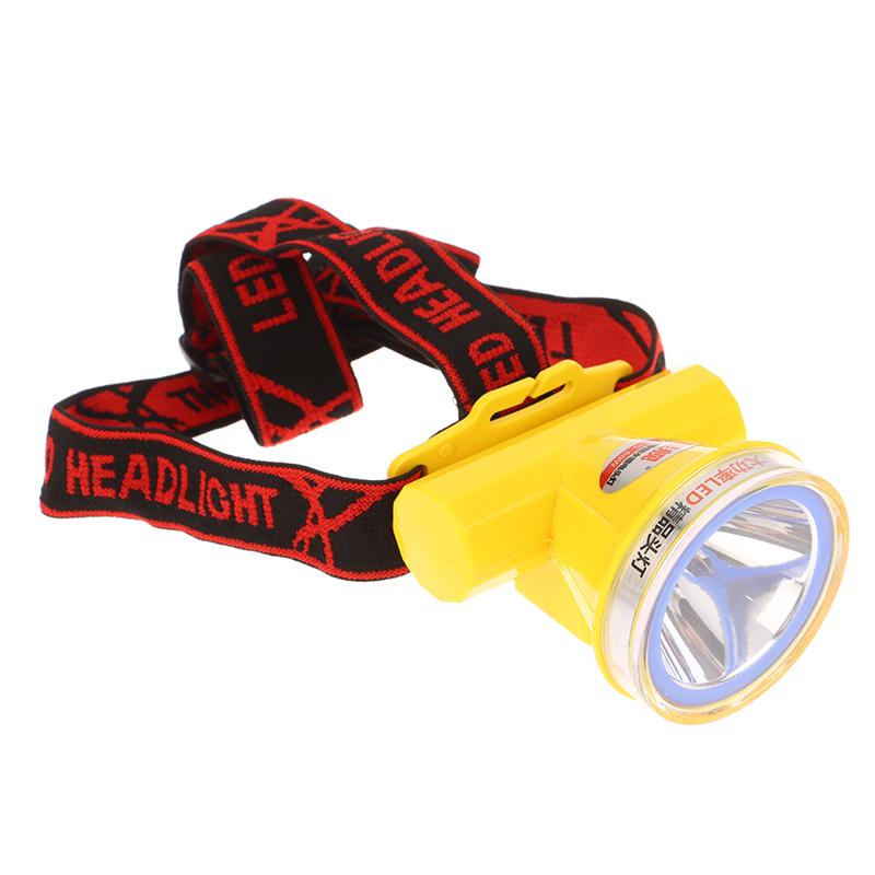 Outdoor am Kopf montierte LED Wasserdichte Gelbe Stirnlampe Leichtgewichtige Starklicht Taschenlampe Laterne Wiederaufladbares Campinglicht