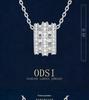 Korean Style S925 Sterling Silver Slim Waist Diamond Necklace for Women - Elegant and Luxurious Pendant