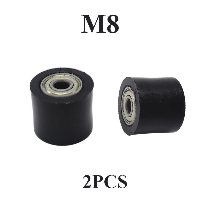 2pcs/1pair 8/10mm Wheel Tensioner Guide Drive Chain Roller Pulley For ATV CRF CR XR Enduro Motorcycle Motocross Dirt Bike