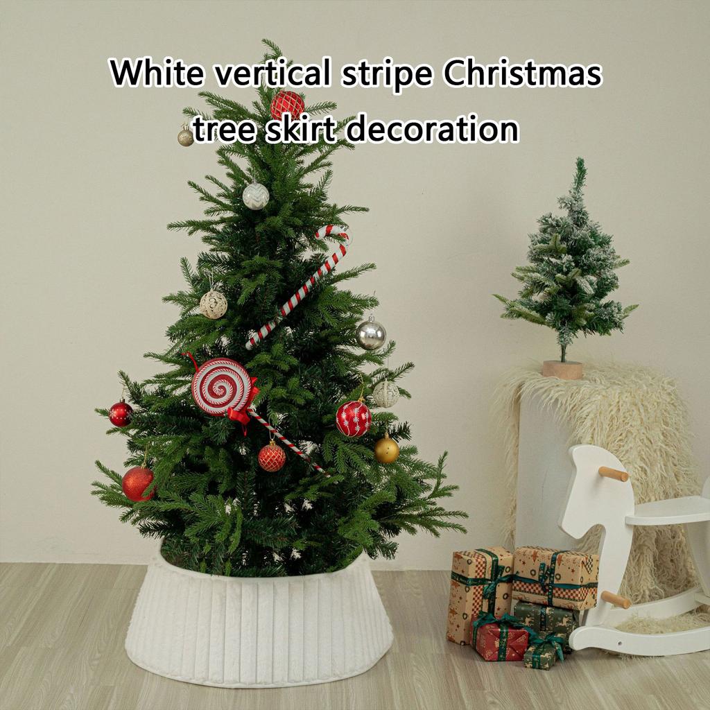 Christmas Tree Skirt Christmas Tree Mat Base Covers Decorations 28Inch Washable for Winter Holiday Party Decoration