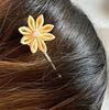 Hairpin Tsumami-zaiku em-132 (Yellow)