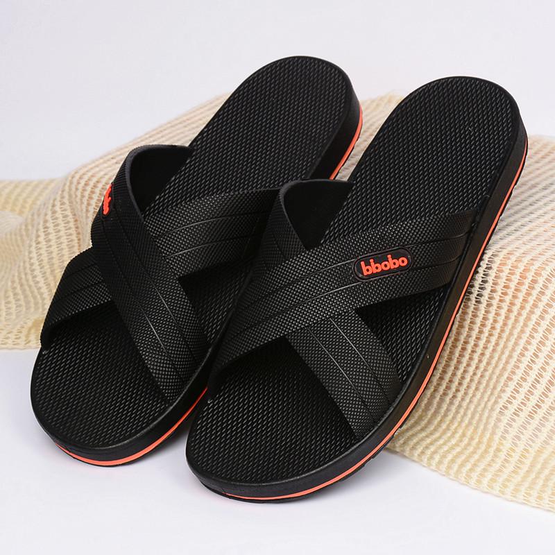 Plus Size Men's Summer Slippers: Comfortable, Soft Sole for Home and Bathroom, Available in Sizes 46-52