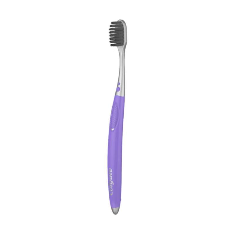 Colgate Ultra-Dense Fluffy Silk Charcoal Toothbrush Double Pack