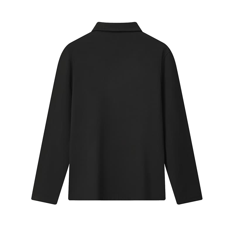 New FILA WHITE Polo Shirts Men's Jet Black F11M543218FBK