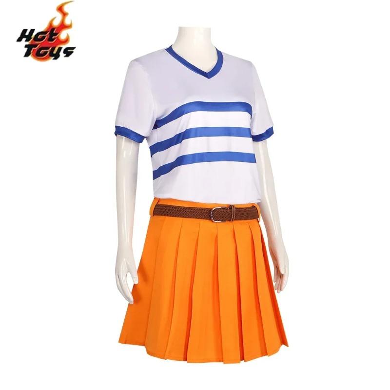 New Anime Nami Cosplay Costume for Woman Japanese Uniform COS Fantasy Clothing for Halloween Carnival Dress