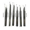 1.5MM Eyelash Tweezers High Grade Coverage Stainless Steel Eyewinker Extension Tools Easy to Clean Curve Lash Supplies