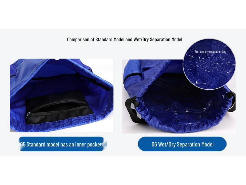 Portable Fitness Drawstring Backpack for Sports, Training, and Events