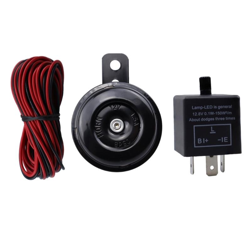 Universeller Blinker-Schalter + Blinkrelais + Hupe Ersatz für Motorräder ATV UTV Golf Carts