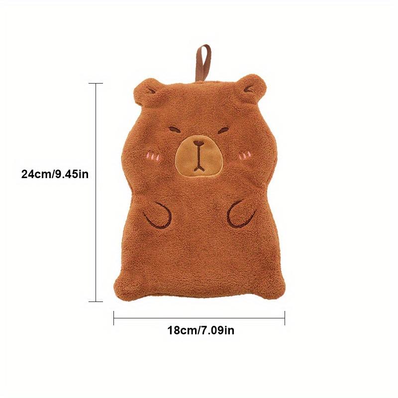 3Pcs Cute Capybara Hand Towels - Soft Microfiber Bath Towels And Kitchen Towels, Suitable For Sensitive Skin, Highly Absorbent And Hypoallergenic
