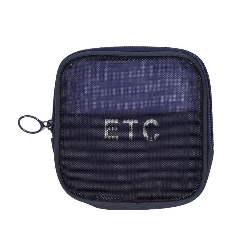 Transparent Mesh Makeup Bag Storage Case Zipper Make Up Bags 3 Size Women Travel Toiletry Wash Cosmetic Bag