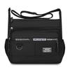 Simplified Men's Canvas Crossbody Bag - Multi-Compartment, Large Capacity, Outdoor Casual, Single Shoulder