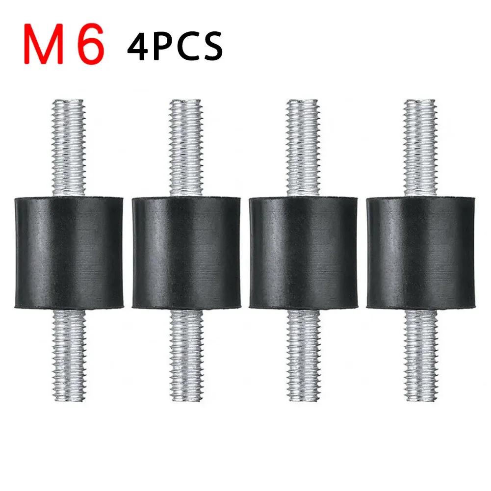4pcs Rubber Buffer Set Vibration Damper Silent Block Rubber Metal Buffer M5 M6 M8 Welding Machines Damping Element